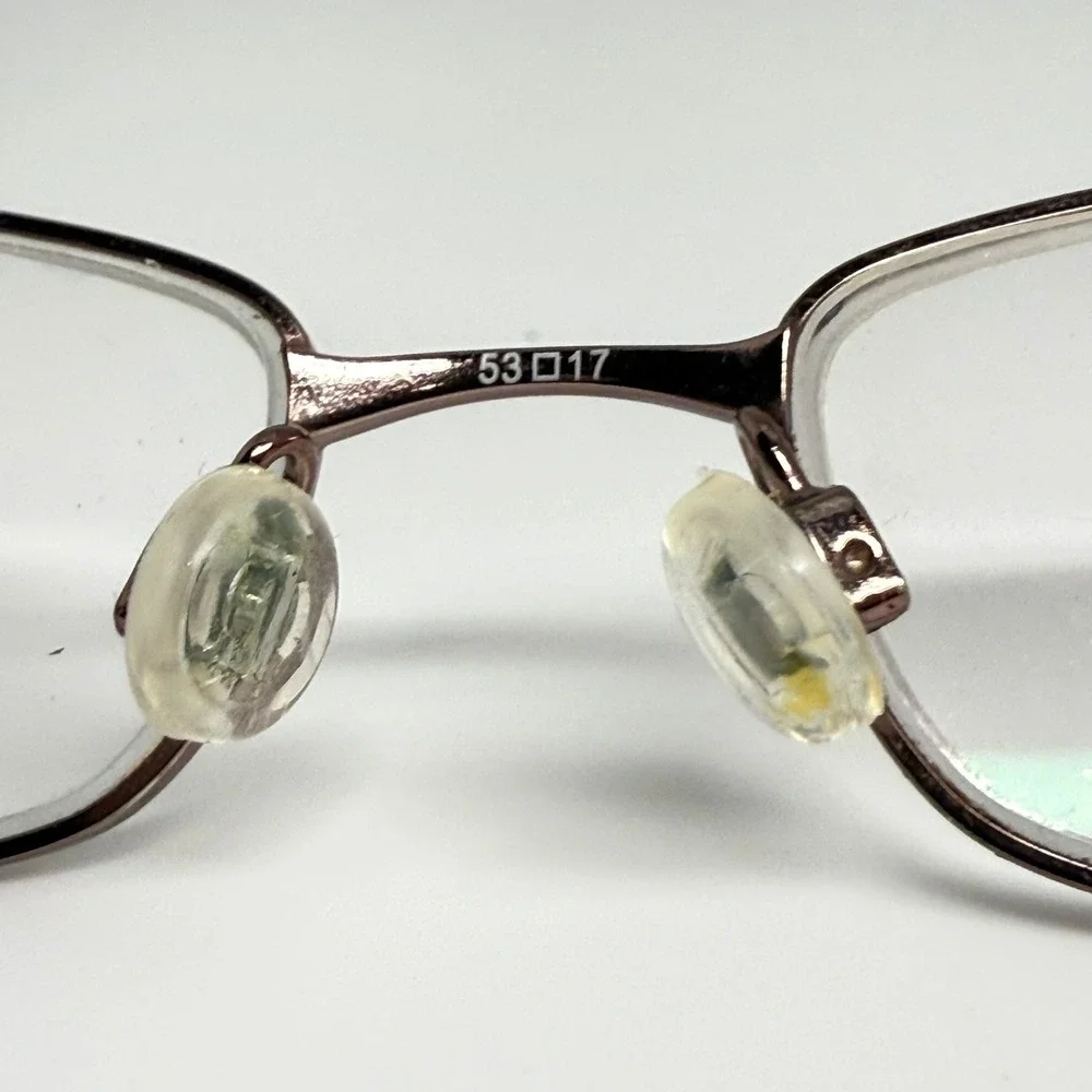 Daisy Fuentes Lourdes 064 Burgundy Metal Rectangular Eyeglass Frames Rhinestone